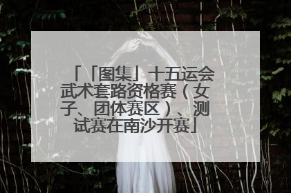 「图集」十五运会武术套路资格赛（女子、团体赛区）、测试赛在南沙开赛