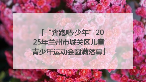 “奔跑吧·少年”2025年兰州市城关区儿童青少年运动会圆满落幕