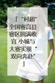 “村超”全国赛高县赛区圆满收官 小城与大赛实现“双向奔赴”
