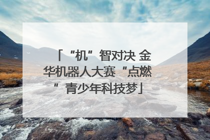 “机”智对决 金华机器人大赛“点燃”青少年科技梦