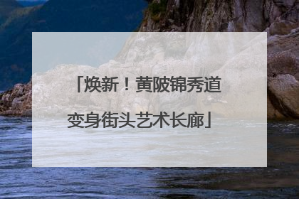 焕新！黄陂锦秀道变身街头艺术长廊