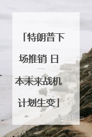 特朗普下场推销 日本未来战机计划生变