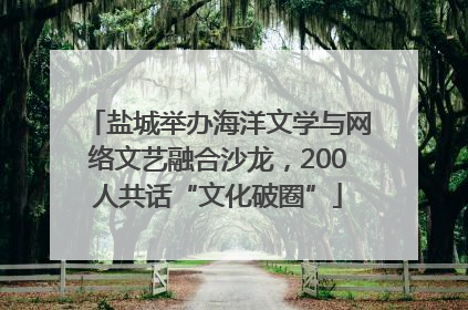 盐城举办海洋文学与网络文艺融合沙龙，200人共话“文化破圈”
