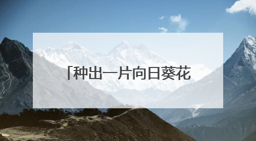 种出一片向日葵花海！德阳中学初一学子祝福高三学长学姐“一举夺魁”
