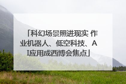 科幻场景照进现实 作业机器人、低空科技、AI应用成西博会焦点