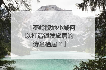 秦岭腹地小城何以打造银发旅居的诗意栖居？