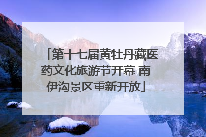 第十七届黄牡丹藏医药文化旅游节开幕 南伊沟景区重新开放