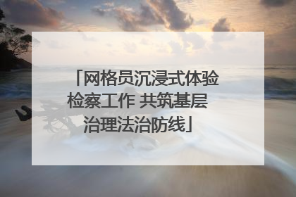 网格员沉浸式体验检察工作 共筑基层治理法治防线