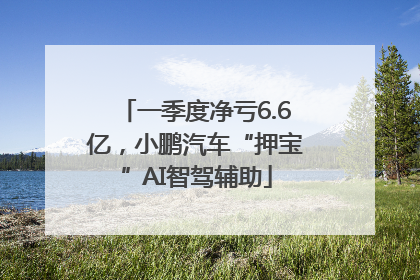 一季度净亏6.6亿，小鹏汽车“押宝”AI智驾辅助