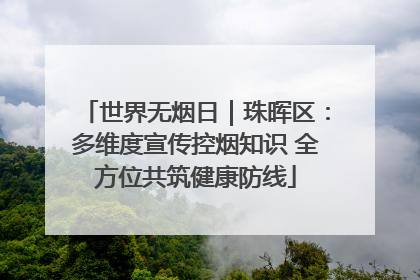 世界无烟日｜珠晖区：多维度宣传控烟知识 全方位共筑健康防线