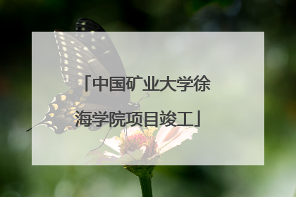 中国矿业大学徐海学院项目竣工
