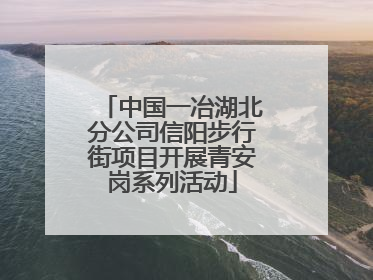 中国一冶湖北分公司信阳步行街项目开展青安岗系列活动