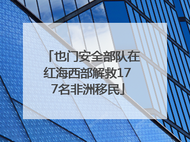 也门安全部队在红海西部解救177名非洲移民