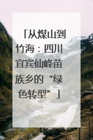 从煤山到竹海：四川宜宾仙峰苗族乡的“绿色转型”