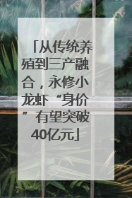 从传统养殖到三产融合，永修小龙虾“身价”有望突破40亿元