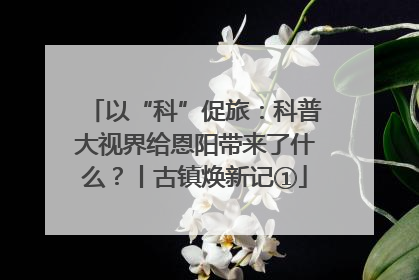 以“科”促旅：科普大视界给恩阳带来了什么？丨古镇焕新记①