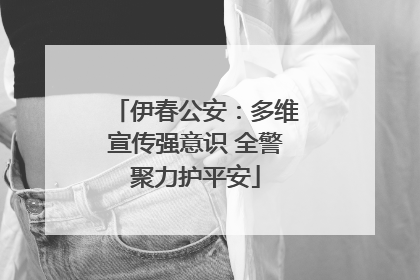 伊春公安：多维宣传强意识 全警聚力护平安