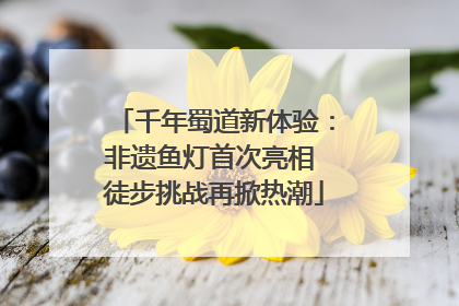 千年蜀道新体验：非遗鱼灯首次亮相 徒步挑战再掀热潮
