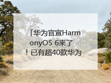 华为官宣HarmonyOS 6来了！已有超40款华为终端搭载鸿蒙5，开发者突破800万