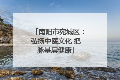 南阳市宛城区：弘扬中医文化 把脉基层健康