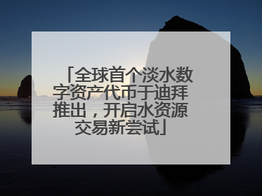 全球首个淡水数字资产代币于迪拜推出，开启水资源交易新尝试