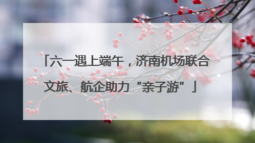 六一遇上端午，济南机场联合文旅、航企助力“亲子游”