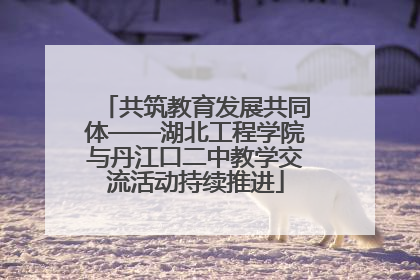 共筑教育发展共同体——湖北工程学院与丹江口二中教学交流活动持续推进