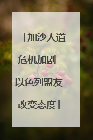加沙人道危机加剧 以色列盟友改变态度