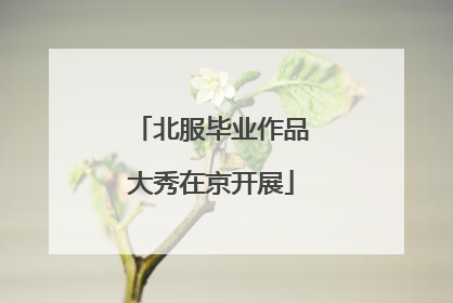 北服毕业作品大秀在京开展