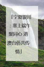 宁夏银川：塞上端午聚同心 港澳台侨共传情