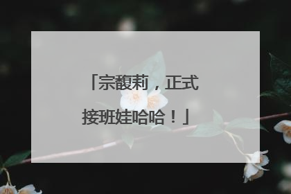宗馥莉，正式接班娃哈哈！