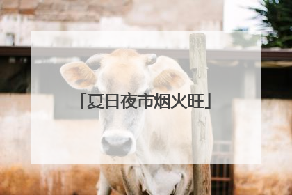 夏日夜市烟火旺