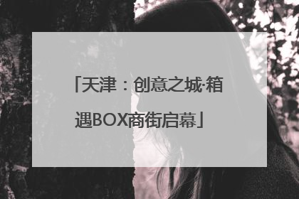 天津：创意之城·箱遇BOX商街启幕