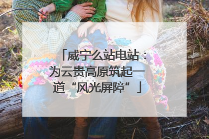 威宁么站电站：为云贵高原筑起一道“风光屏障”