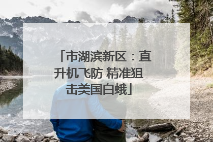 市湖滨新区：直升机飞防 精准狙击美国白蛾
