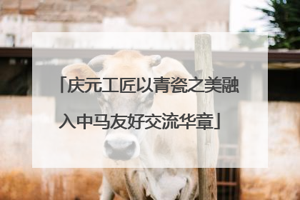 庆元工匠以青瓷之美融入中马友好交流华章