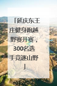 延庆东王庄健身跑越野赛开赛，300名选手竞逐山野