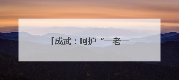 成武：呵护“一老一小” 温暖千家万户