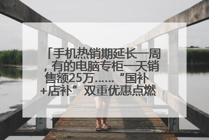 手机热销期延长一周，有的电脑专柜一天销售额25万……“国补+店补”双重优惠点燃德州“考后经济”