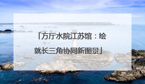 方厅水院江苏馆：绘就长三角协同新图景