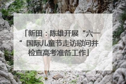 新田：陈雄开展“六一”国际儿童节走访慰问并检查高考准备工作