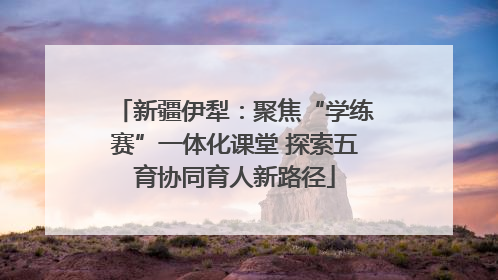 新疆伊犁：聚焦“学练赛”一体化课堂 探索五育协同育人新路径