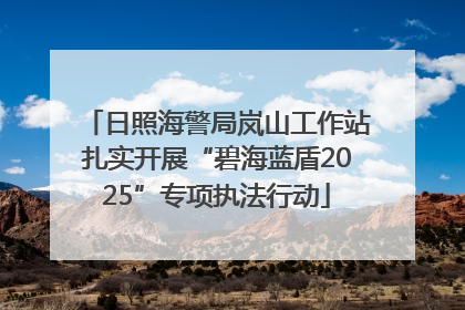 日照海警局岚山工作站扎实开展“碧海蓝盾2025”专项执法行动
