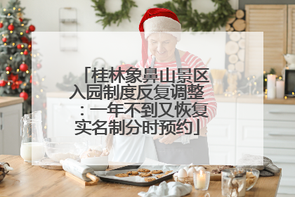 桂林象鼻山景区入园制度反复调整：一年不到又恢复实名制分时预约