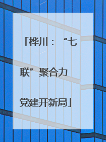 桦川：“七联”聚合力 党建开新局