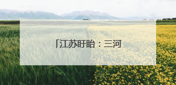 江苏盱眙：三河农场夏收夏种忙
