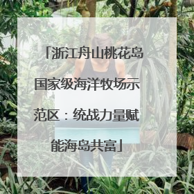 浙江舟山桃花岛国家级海洋牧场示范区：统战力量赋能海岛共富