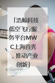 浩鲸科技低空飞行服务平台MWC上海首秀，推动产业创新