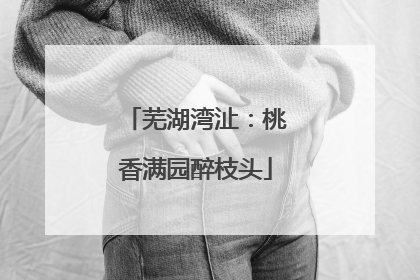 芜湖湾沚：桃香满园醉枝头