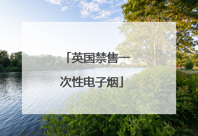 英国禁售一次性电子烟